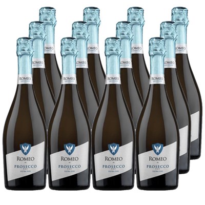 Romeo Prosecco DOC 75cl Crate of 12 Prosecco